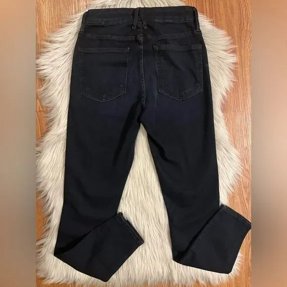 Good American Dark Blue Denim Jeans - Picture 3 of 6